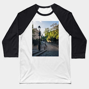 Street Scene in Montmarte, Paris Baseball T-Shirt